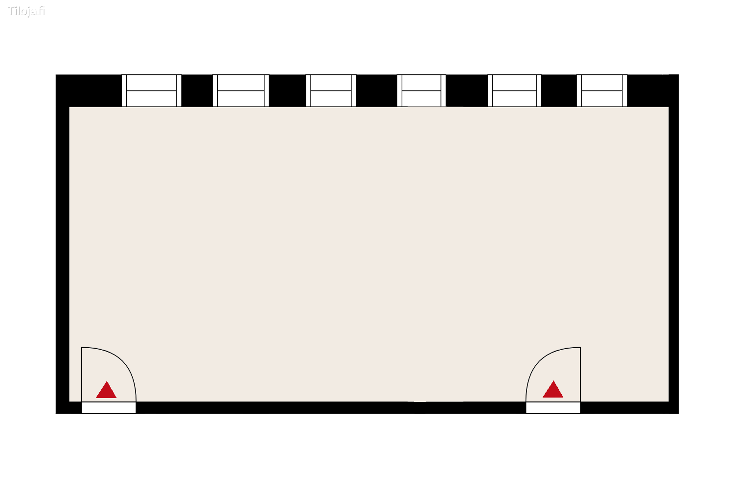 Metsu00e4nkuninkaantie 3, Hiironen, Oulu | Toimisto 31 mu00b2 - pohjapiirros 2 | Tiloja.fi