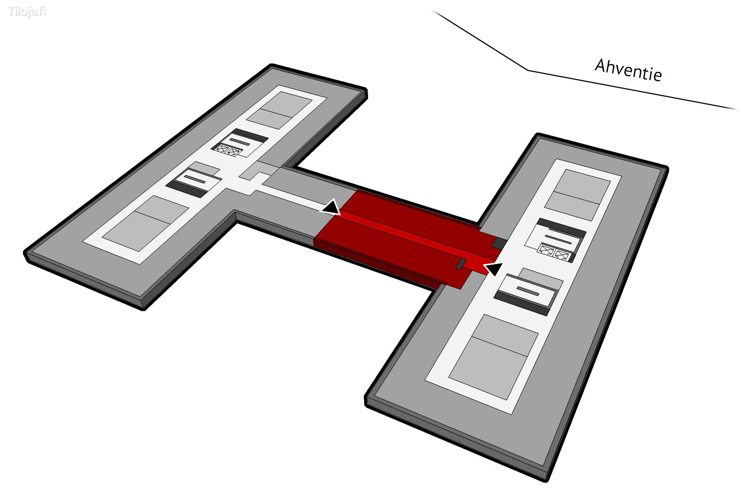 Ahventie 4, Haukilahti, Espoo | Toimisto 245 mu00b2 - pohjapiirros 1 | Tiloja.fi