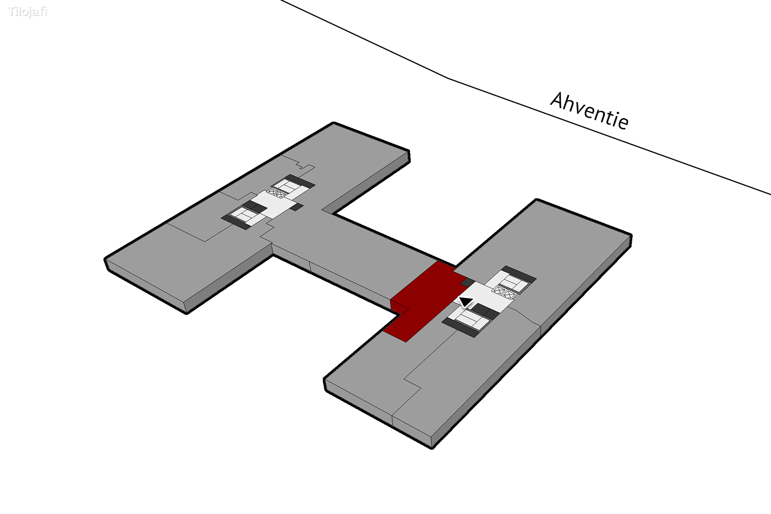 Ahventie 4, Haukilahti, Espoo | Toimisto 115 mu00b2 - pohjapiirros 1 | Tiloja.fi