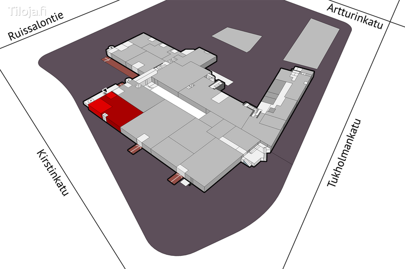 Varasto 360 m² / 1. krs, Ruissalontie 12 C | Tiloja.fi