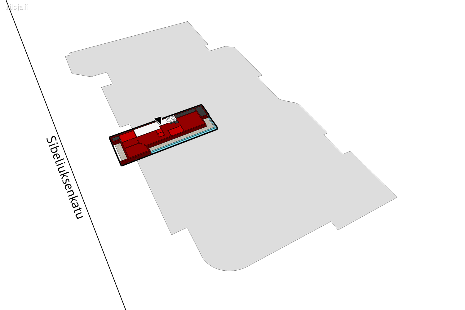 Sibeliuksenkatu 18-22, keskusta, Ju00e4rvenpu00e4u00e4 | Toimisto 93 mu00b2 - pohjapiirros 1 | Tiloja.fi
