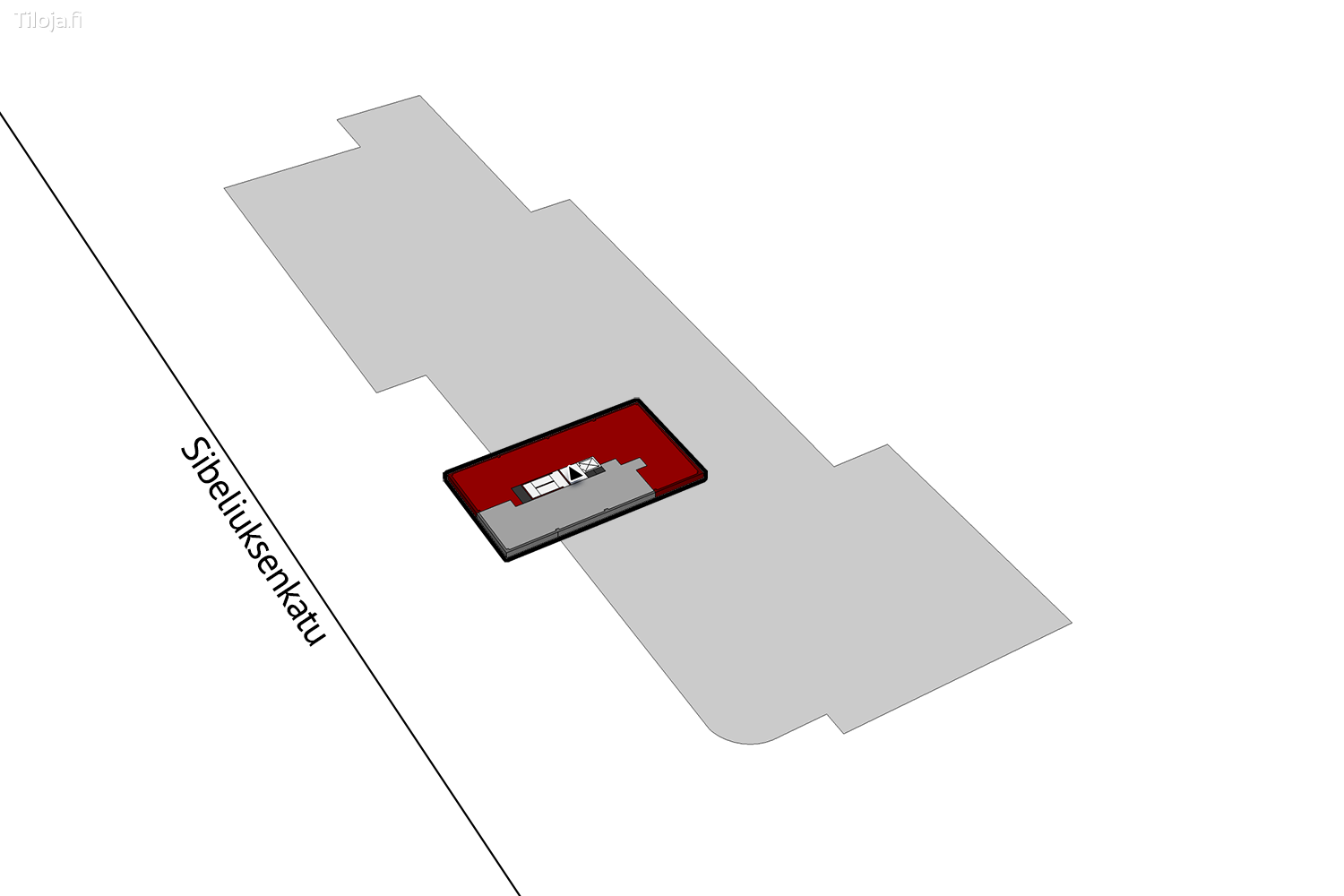 Sibeliuksenkatu 18-22, keskusta, Ju00e4rvenpu00e4u00e4 | Toimisto 188 mu00b2 - pohjapiirros 1 | Tiloja.fi