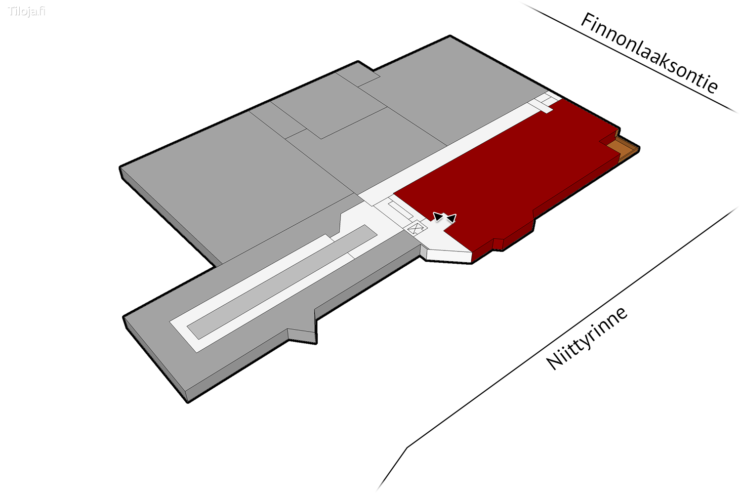 Niittyrinne 7, Yli-Finnoo, Espoo | Toimisto 684 mu00b2 - pohjapiirros 1 | Tiloja.fi