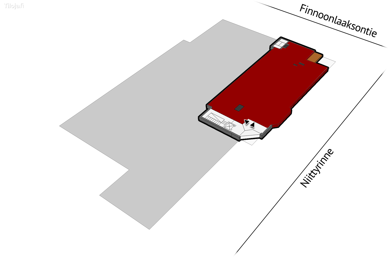 Niittyrinne 7, Yli-Finnoo, Espoo | Toimisto 740 mu00b2 - pohjapiirros 1 | Tiloja.fi