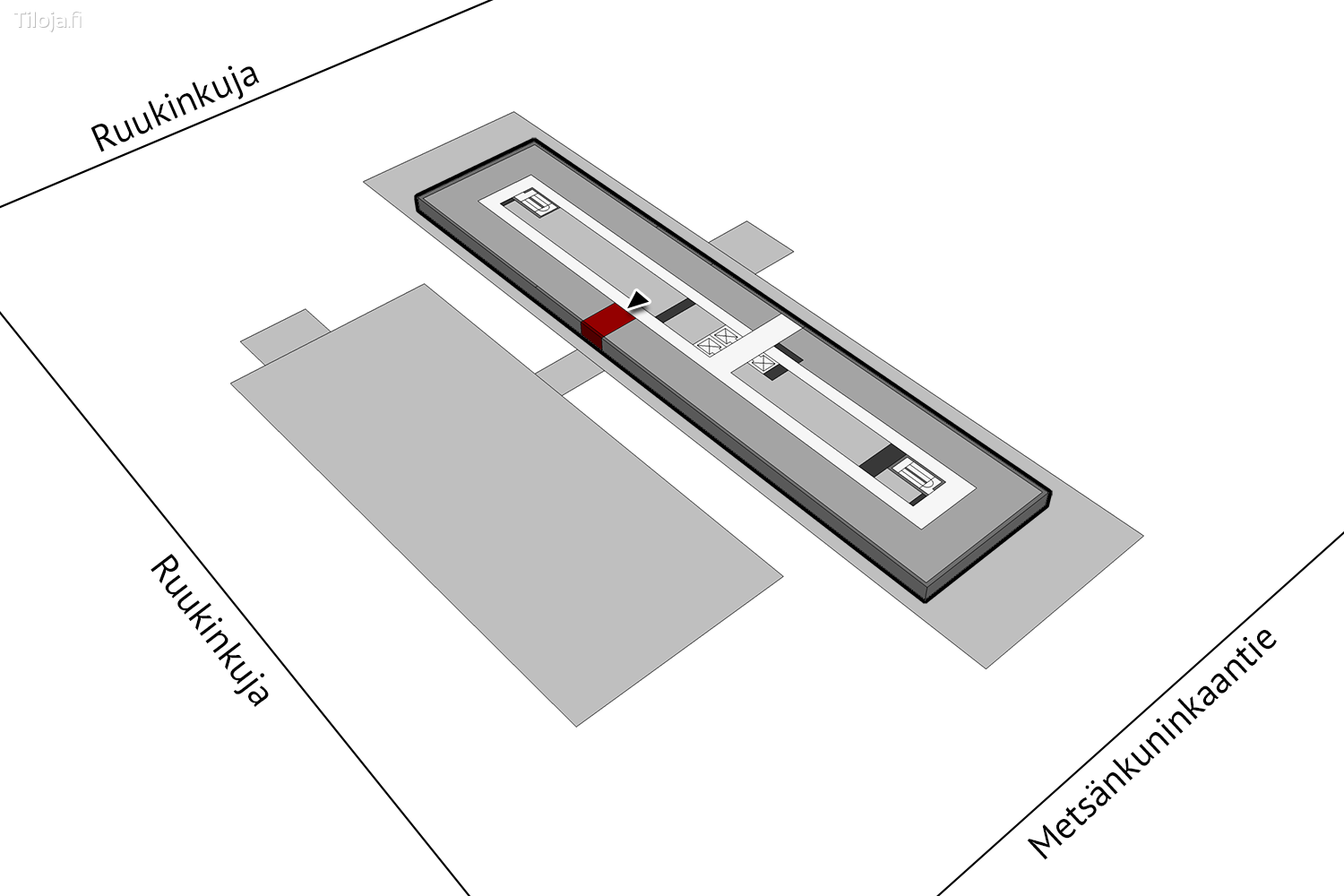 Metsu00e4nkuninkaantie 3, Hiironen, Oulu | Toimisto 15 mu00b2 - pohjapiirros 1 | Tiloja.fi
