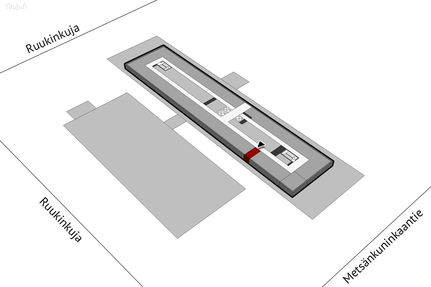 Metsu00e4nkuninkaantie 3, Hiironen, Oulu | Toimisto 10 mu00b2 - pohjapiirros 1 | Tiloja.fi